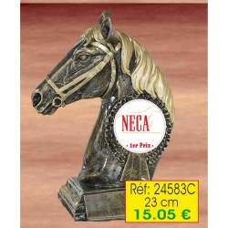 Trophée resine ref 24583 23 cm